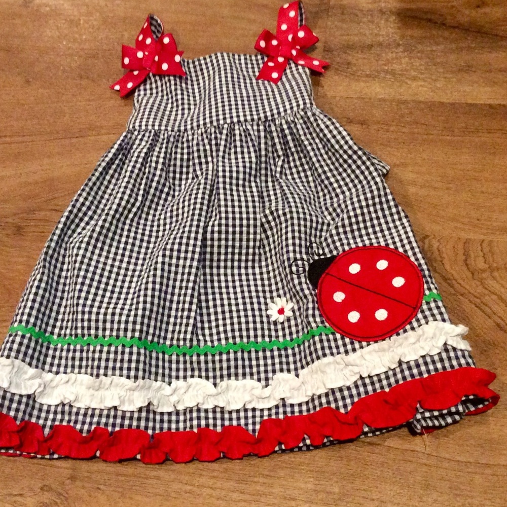 Lady bug dress 18 months